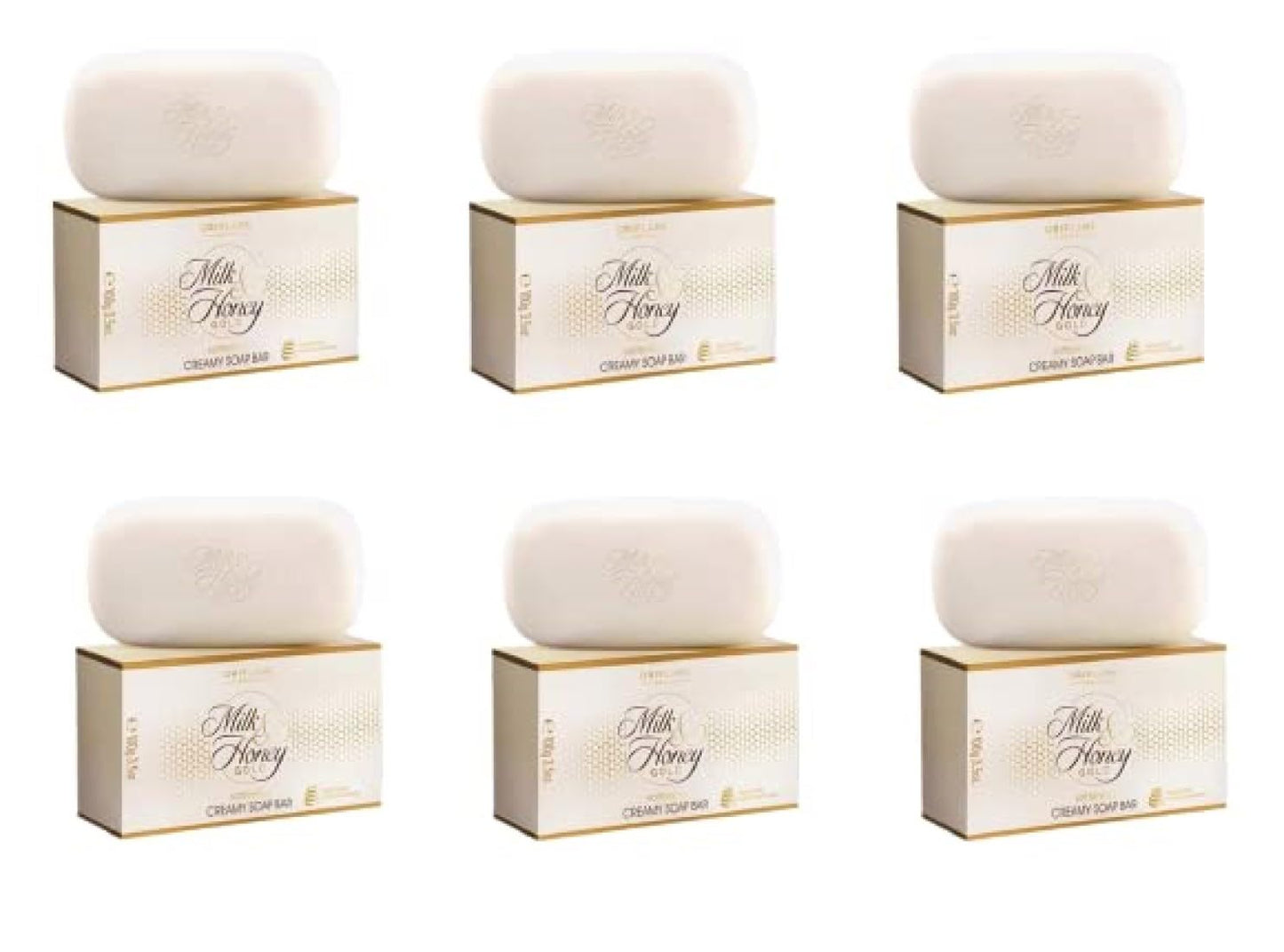ORIFLAME Milk And Honey Soap - Pack Of 6 Soaps