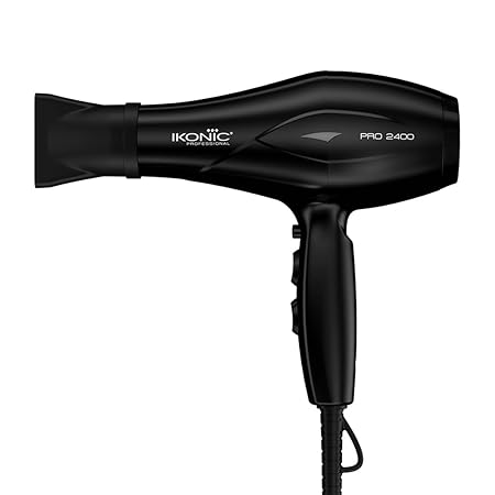 IKONIC Hair Dryer Pro 2400 | Professional 2200W Salon Blow Dryer for Fast Styling