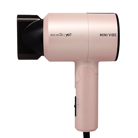 IKONIC Hair Dryer Mini Vibe | Compact Travel-Friendly Blow Dryer with Powerful Airflow