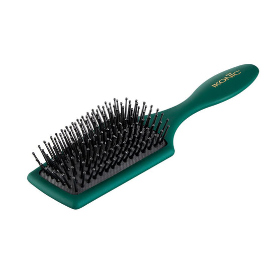 IKONIC SMALL PADDLE BRUSH – EMERALD | VIZZIS