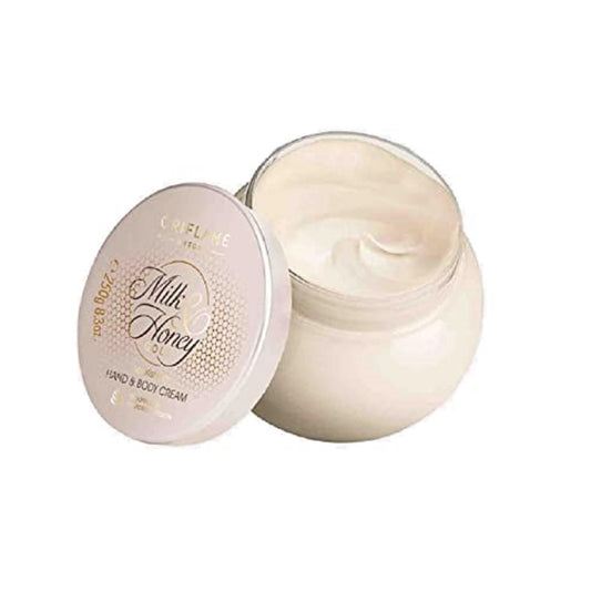 Oriflame Sweden milk and honey gold nourishing hand and body face moisturizer and day cream - 250 ml