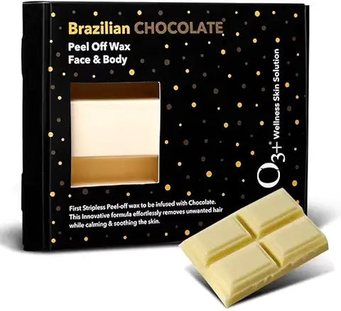 O3+ PEEL OFF WHITE CHOCOLATE WAX 400G PACK OF 3