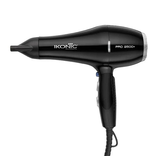 IKONIC Hair Dryer Pro 2500+ Black | Professional 2200W Salon Blow Dryer