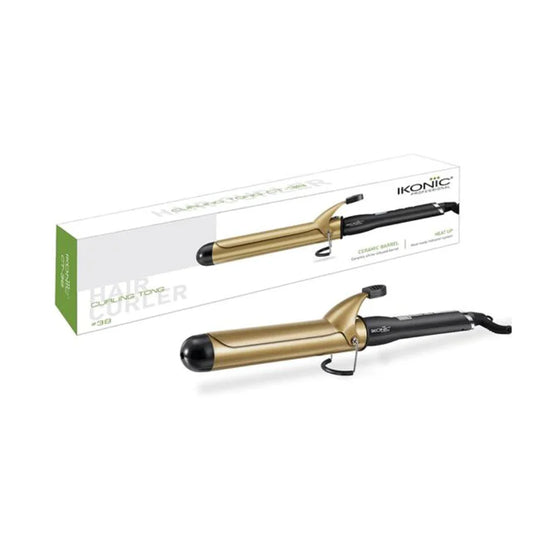 IKONIC Curling Tong CT-38mm | Professional Large Barrel Hair Curler for Loose Waves & Voluminous Curls