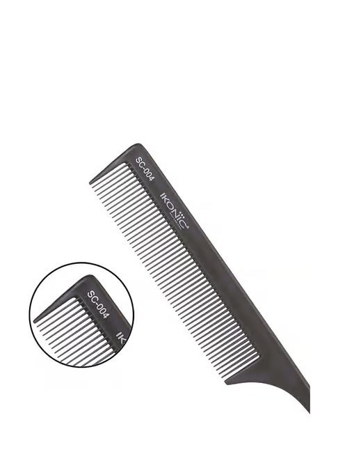 IKONIC Silicon Heat Resistant Comb – 04 Grey | VIZZIS