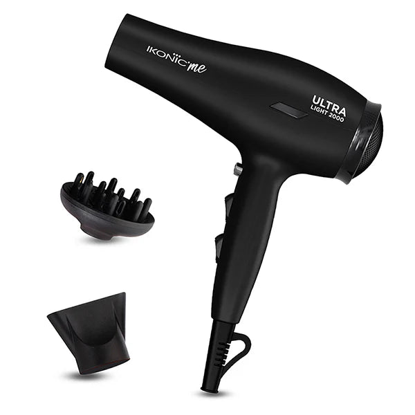 IKONIC Ultralight 2000 Hair Dryer – Lightweight Power for Salon-Style Results | VIZZIS